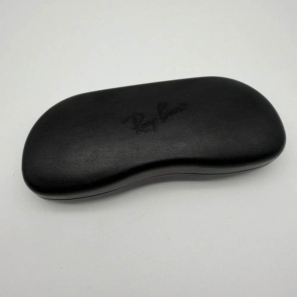 Ray-Ban Black Hard Sunglasses Eyeglasses Case Clamshell w/ Logo